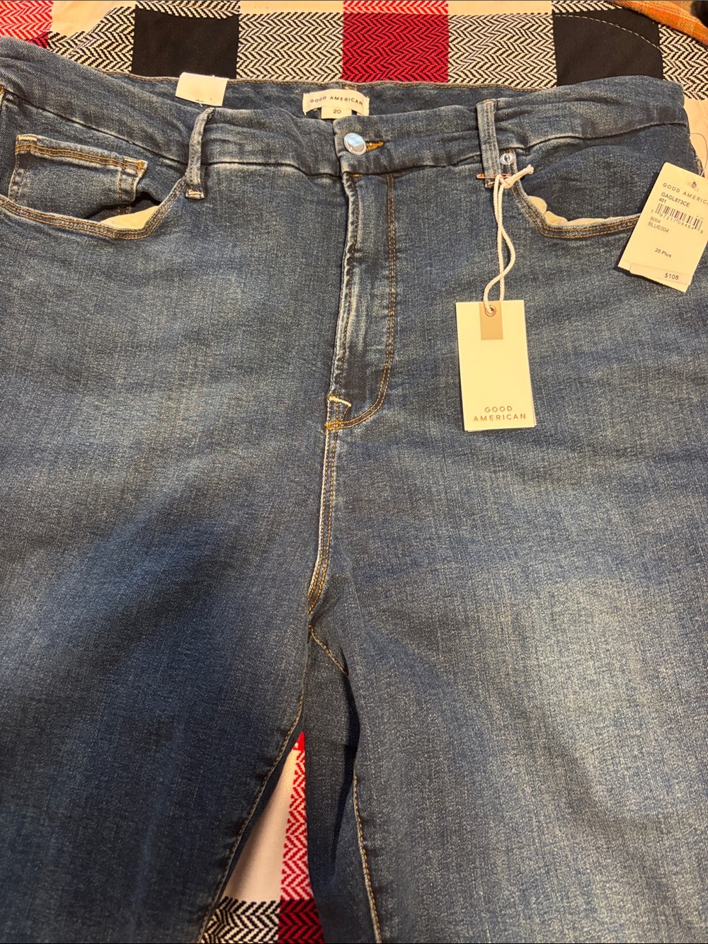 Good American Good Legs Skinny Plus Size Jeans